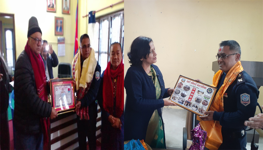 दुई पालिकामा डीएसपी गिरीलाई सम्मान सहित विदाई