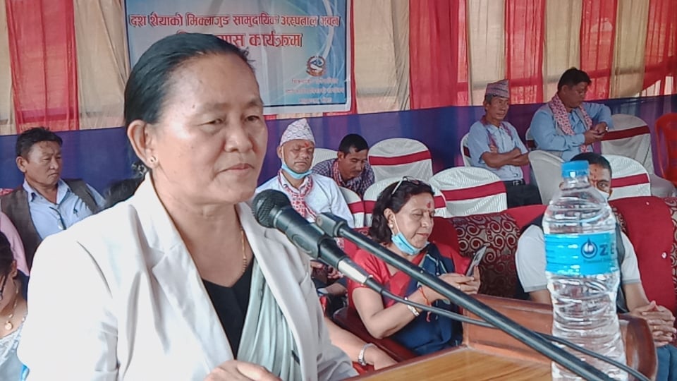 मिक्लाजुङमा १० शैयाको अस्पताल शिलान्यास
