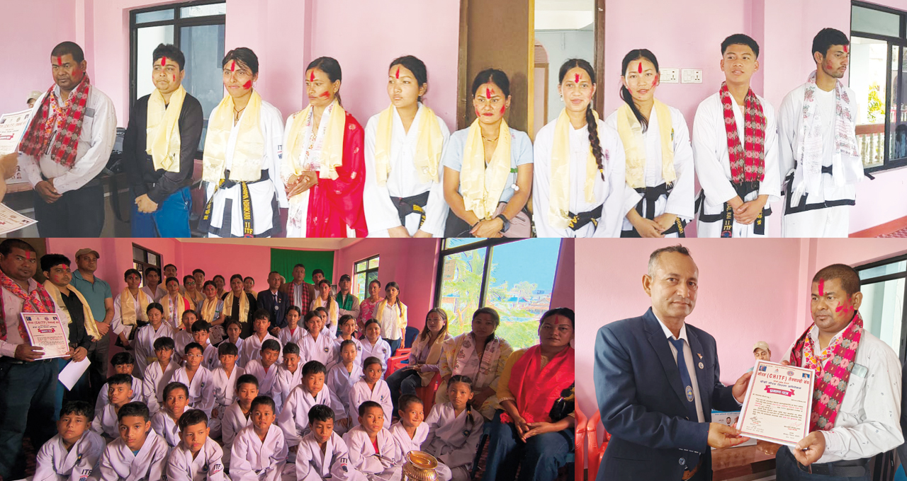 मोरङ सिएच आईटिएफ तेक्वान्दो संघ दोस्रो अधिवेशन सम्पन्न, अध्यक्षमा पुनः चौधरी