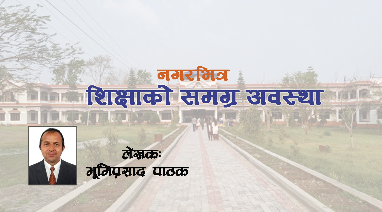 पथरी शनिश्चरे नगरभित्र शिक्षाको समग्र अवस्था