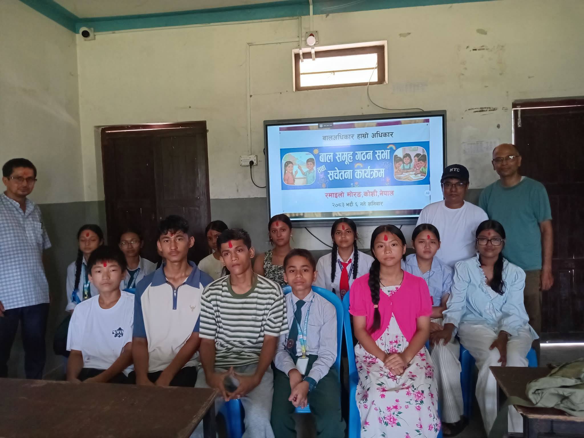 बाल समूह तदर्थ समिति गठन, समितिको अध्यक्षमा इसान