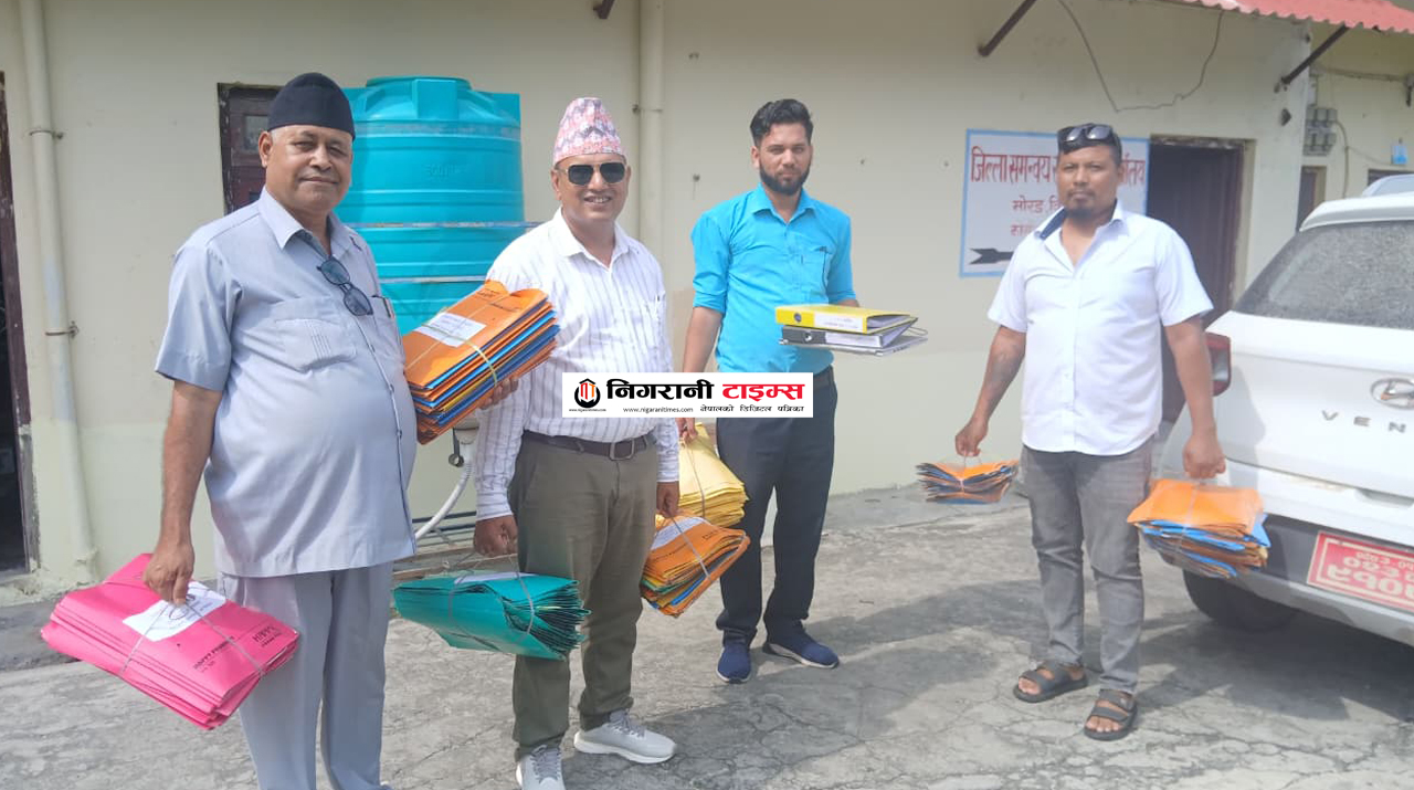 कानेपोखरी गाउँपालिकाले १२७ भूमिहीन तथा अव्यवस्थित बसोबासीको फायल बुझाइयो